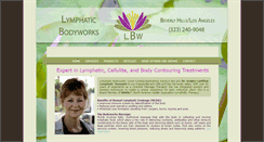 Desktop Screenshot of lymphaticbodyworks.com